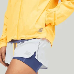 ODZIEZ BIEGOWA|BIEGANIE*New Balance ODZIEZ BIEGOWA|BIEGANIE Kurtka WJ21264VAC – żółta