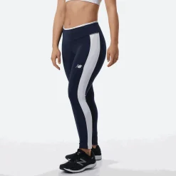 ODZIEZ BIEGOWA|BIEGANIE*New Balance ODZIEZ BIEGOWA|BIEGANIE Legginsy damskie WP23234NGO – granatowe