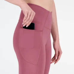 ODZIEZ BIEGOWA|BIEGANIE*New Balance ODZIEZ BIEGOWA|BIEGANIE Legginsy damskie WP21112WAD – różowe