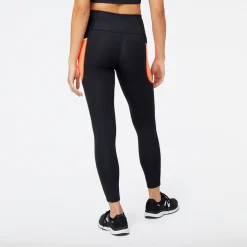 ODZIEZ BIEGOWA|BIEGANIE*New Balance ODZIEZ BIEGOWA|BIEGANIE Legginsy damskie WP21112NDF – czarne