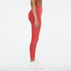ODZIEZ BIEGOWA|BIEGANIE*New Balance ODZIEZ BIEGOWA|BIEGANIE Legginsy damskie WP21112ASU – czerwone