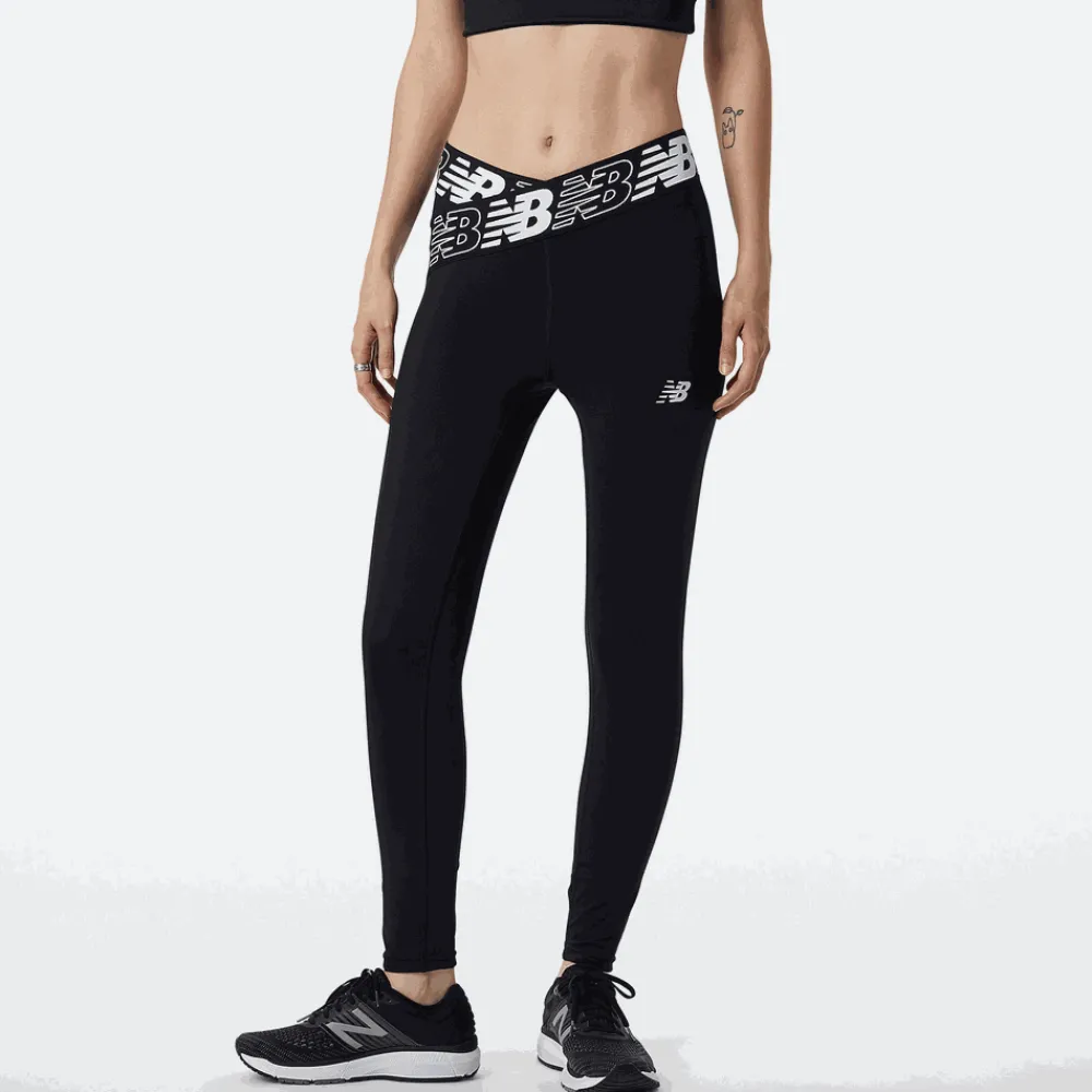 ODZIEZ BIEGOWA|BIEGANIE*New Balance ODZIEZ BIEGOWA|BIEGANIE Legginsy WP21177BK – czarne