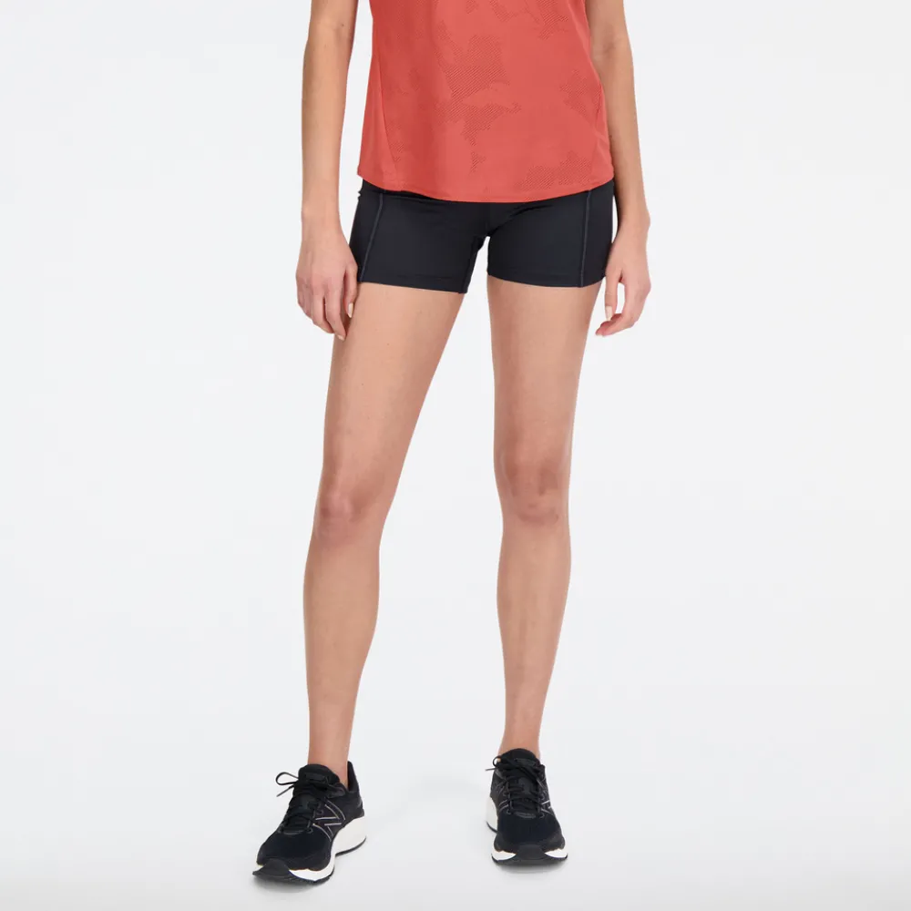 ODZIEZ BIEGOWA|BIEGANIE*New Balance ODZIEZ BIEGOWA|BIEGANIE Spodenki damskie WS33283BK – czarne