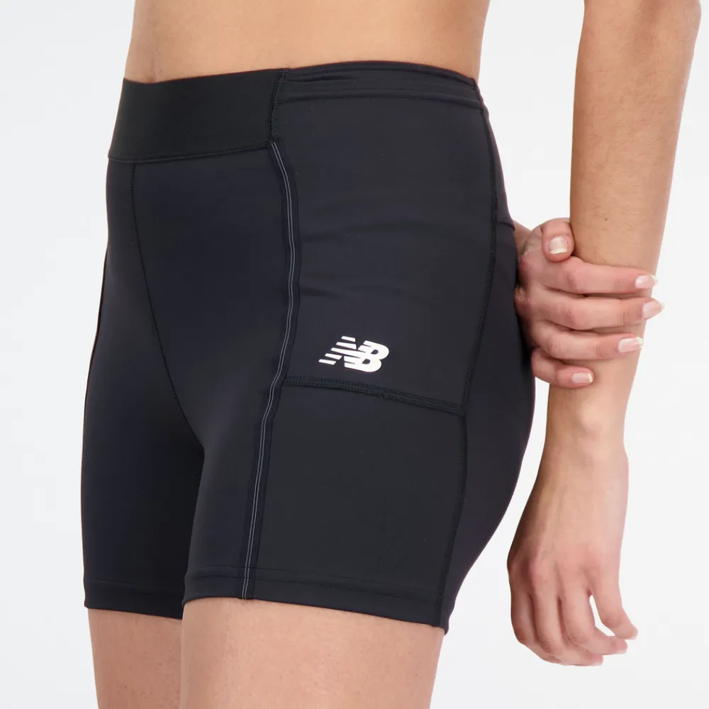ODZIEZ BIEGOWA|BIEGANIE*New Balance ODZIEZ BIEGOWA|BIEGANIE Spodenki damskie WS33283BK – czarne