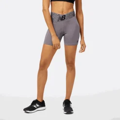 ODZIEZ BIEGOWA|BIEGANIE*New Balance ODZIEZ BIEGOWA|BIEGANIE Spodenki damskie WS21182ZNC – fioletowe