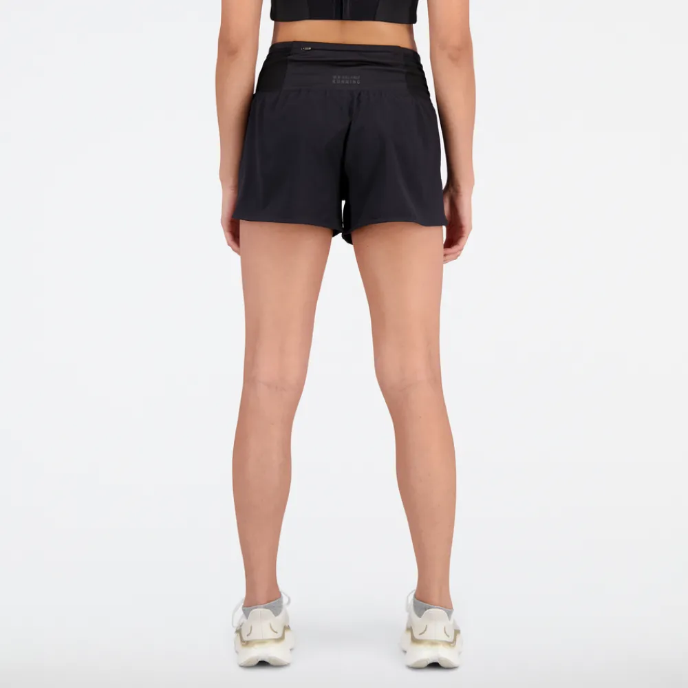 ODZIEZ BIEGOWA|BIEGANIE*New Balance ODZIEZ BIEGOWA|BIEGANIE Spodenki damskie WS31255BK – czarne