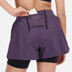 ODZIEZ BIEGOWA|BIEGANIE*New Balance ODZIEZ BIEGOWA|BIEGANIE Spodenki damskie WS33278ILL – fioletowe