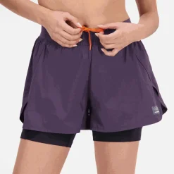ODZIEZ BIEGOWA|BIEGANIE*New Balance ODZIEZ BIEGOWA|BIEGANIE Spodenki damskie WS33278ILL – fioletowe