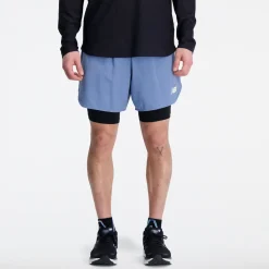 ODZIEZ BIEGOWA|BIEGANIE*New Balance ODZIEZ BIEGOWA|BIEGANIE Spodenki męskie MS33282MYL – e