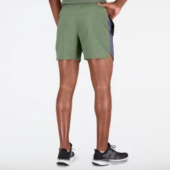 BIEGANIE*New Balance BIEGANIE Spodenki męskie MS23228DON – zielone