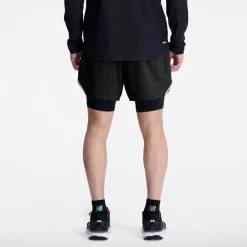 ODZIEZ BIEGOWA|BIEGANIE*New Balance ODZIEZ BIEGOWA|BIEGANIE Spodenki męskie MS33282BK – czarne