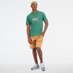 New Balance Spodenki męskie MS31550TOB – pomarańczowe
