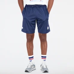 ODZIEZ BIEGOWA*New Balance ODZIEZ BIEGOWA Spodenki męskie MS23583NNY – granatowe