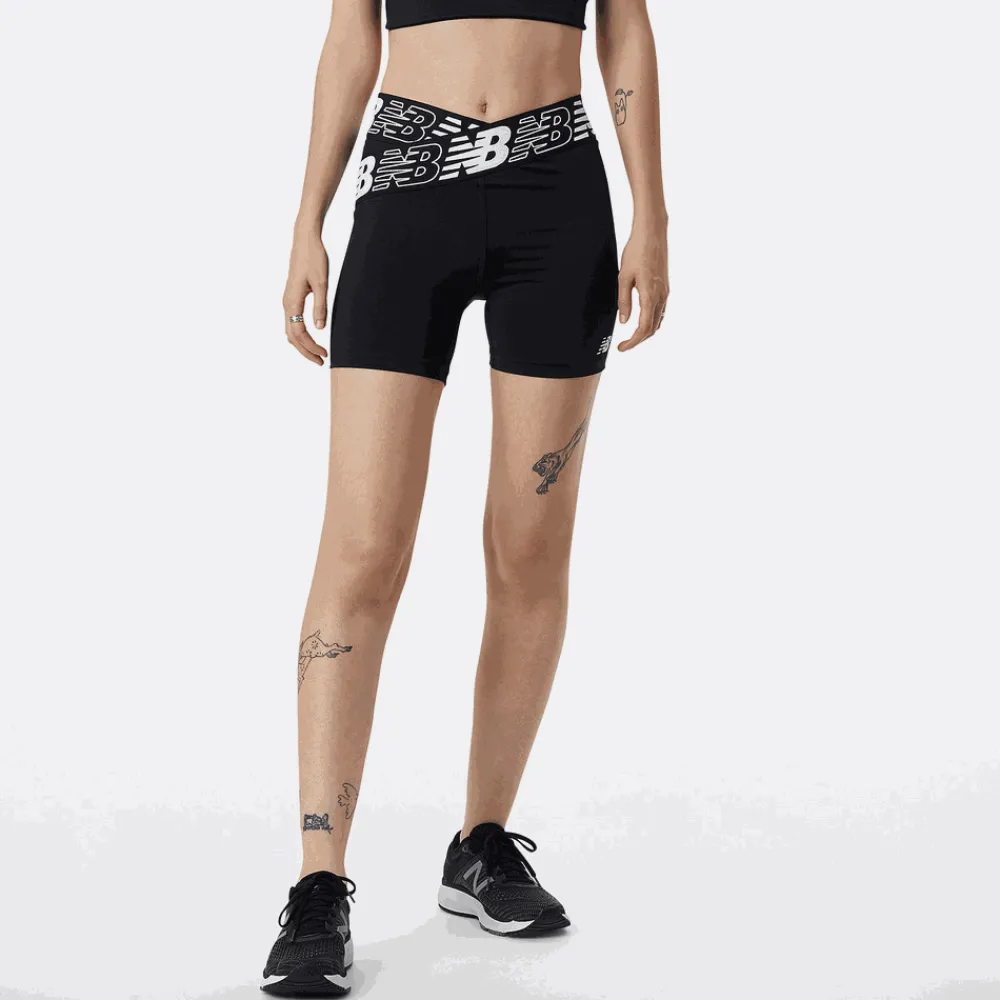 ODZIEZ BIEGOWA|BIEGANIE*New Balance ODZIEZ BIEGOWA|BIEGANIE Spodenki WS21182BK – czarne