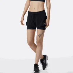 ODZIEZ BIEGOWA|BIEGANIE*New Balance ODZIEZ BIEGOWA|BIEGANIE Spodenki WS21270BK – czarne