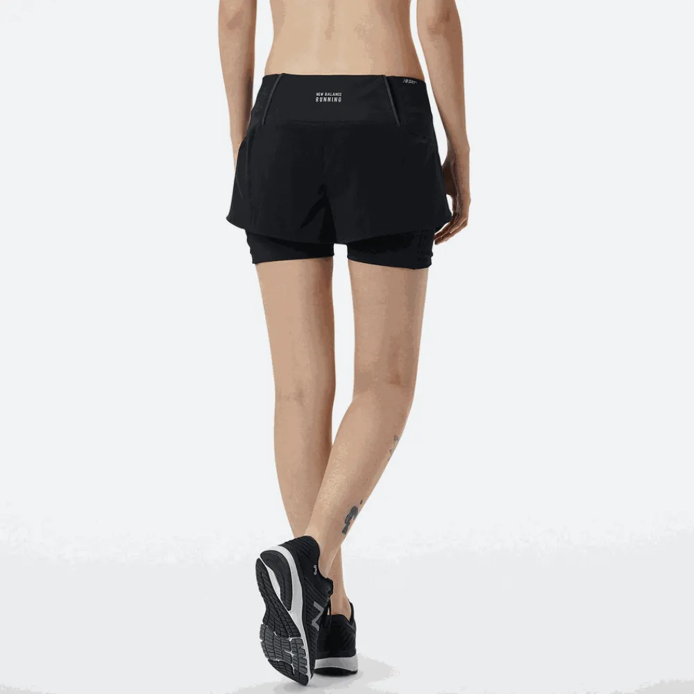 ODZIEZ BIEGOWA|BIEGANIE*New Balance ODZIEZ BIEGOWA|BIEGANIE Spodenki WS21270BK – czarne