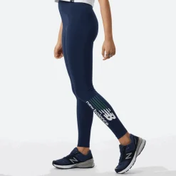 ODZIEZ BIEGOWA*New Balance ODZIEZ BIEGOWA Spodnie damskie WP23800NGO – granatowe