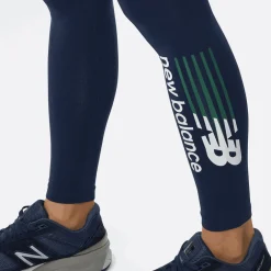 ODZIEZ BIEGOWA*New Balance ODZIEZ BIEGOWA Spodnie damskie WP23800NGO – granatowe