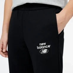 New Balance Spodnie dziecięce YP31508BK – czarne