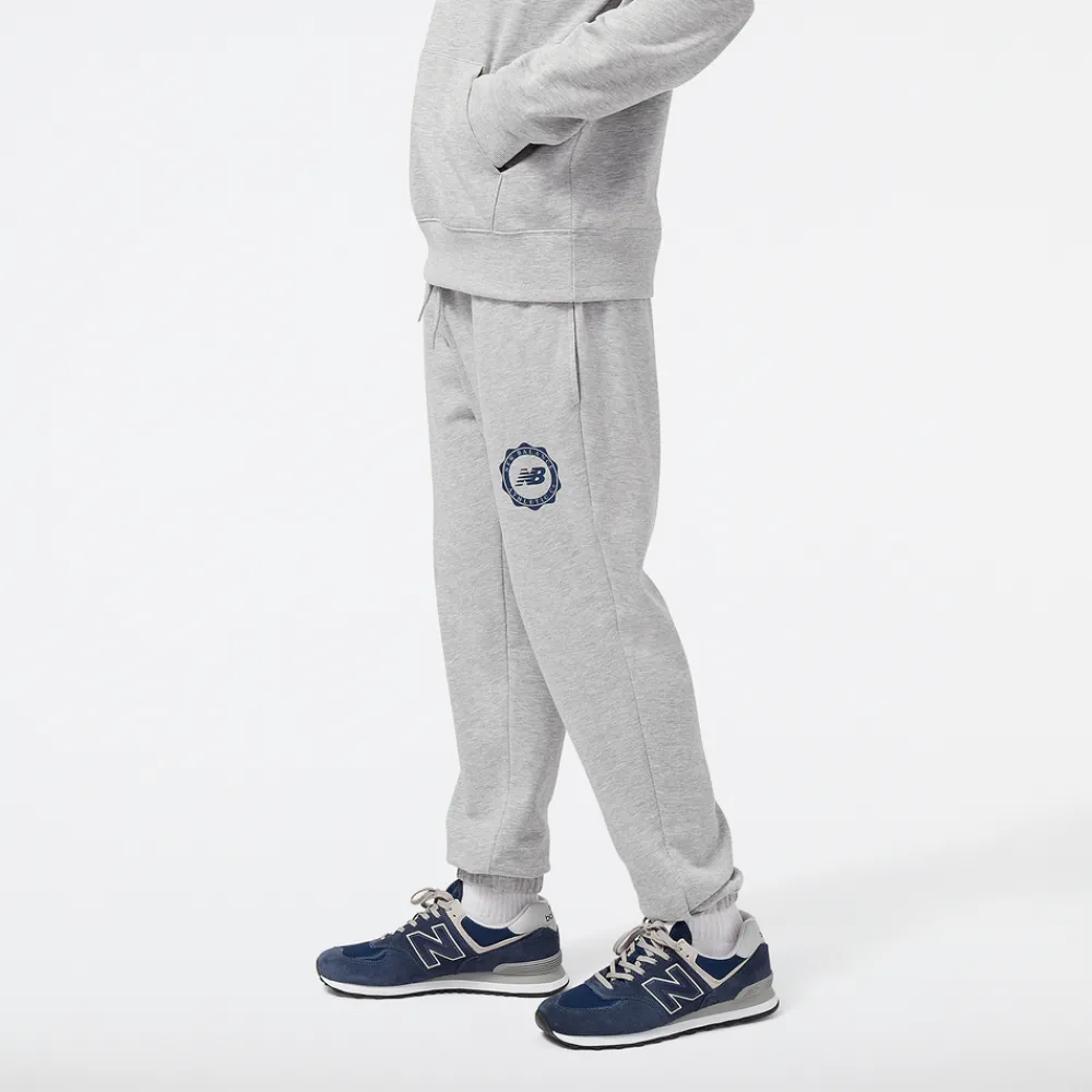 ODZIEZ BIEGOWA*New Balance ODZIEZ BIEGOWA Spodnie męskie MP31902AG – szare