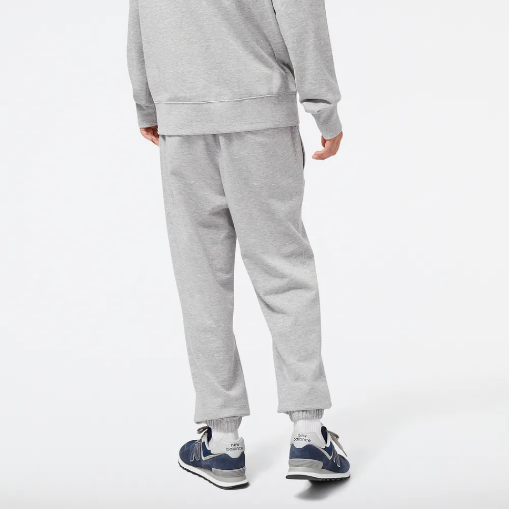 ODZIEZ BIEGOWA*New Balance ODZIEZ BIEGOWA Spodnie męskie MP31902AG – szare