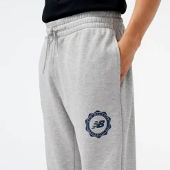 ODZIEZ BIEGOWA*New Balance ODZIEZ BIEGOWA Spodnie męskie MP31902AG – szare