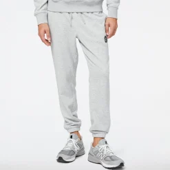 ODZIEZ BIEGOWA*New Balance ODZIEZ BIEGOWA Spodnie męskie MP23580AG – szare
