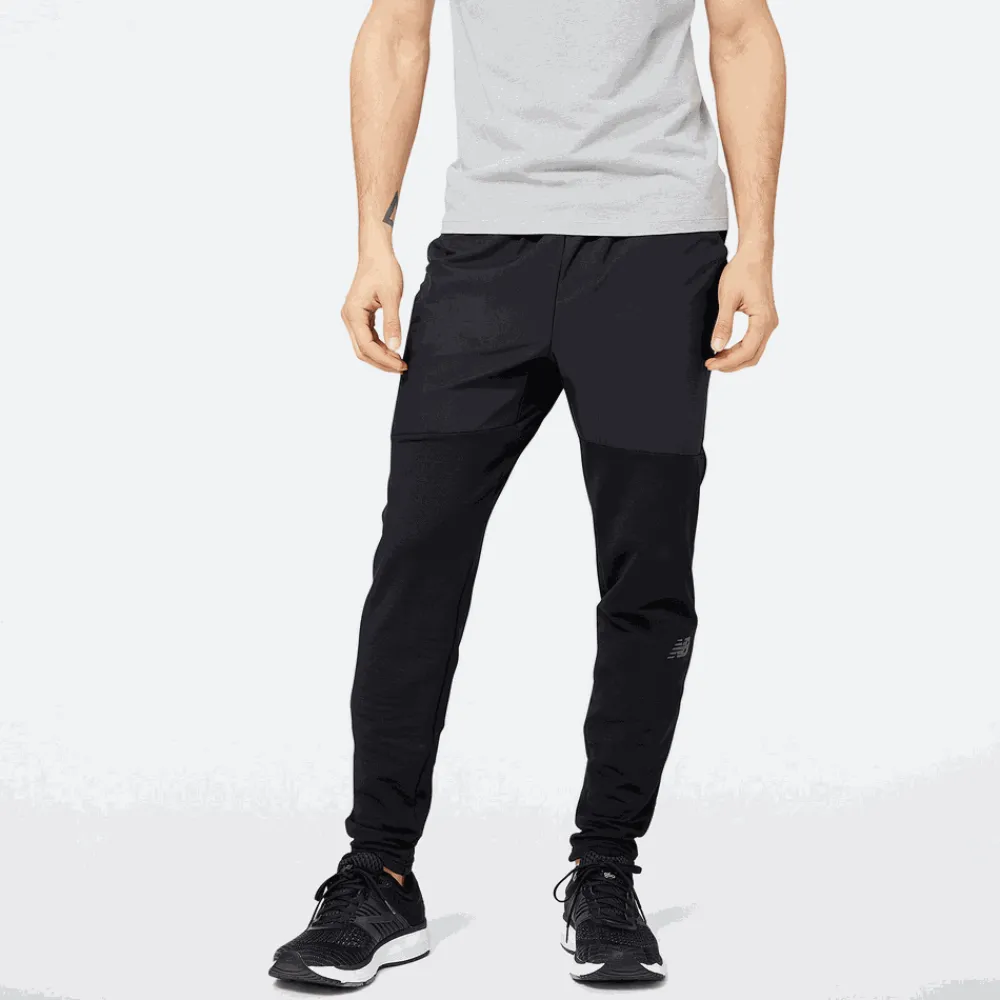 ODZIEZ BIEGOWA|BIEGANIE*New Balance ODZIEZ BIEGOWA|BIEGANIE Spodnie męskie MP23287BK – czarne