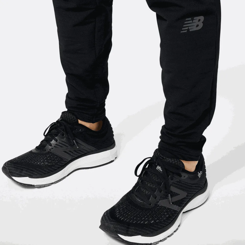 ODZIEZ BIEGOWA|BIEGANIE*New Balance ODZIEZ BIEGOWA|BIEGANIE Spodnie męskie MP23287BK – czarne