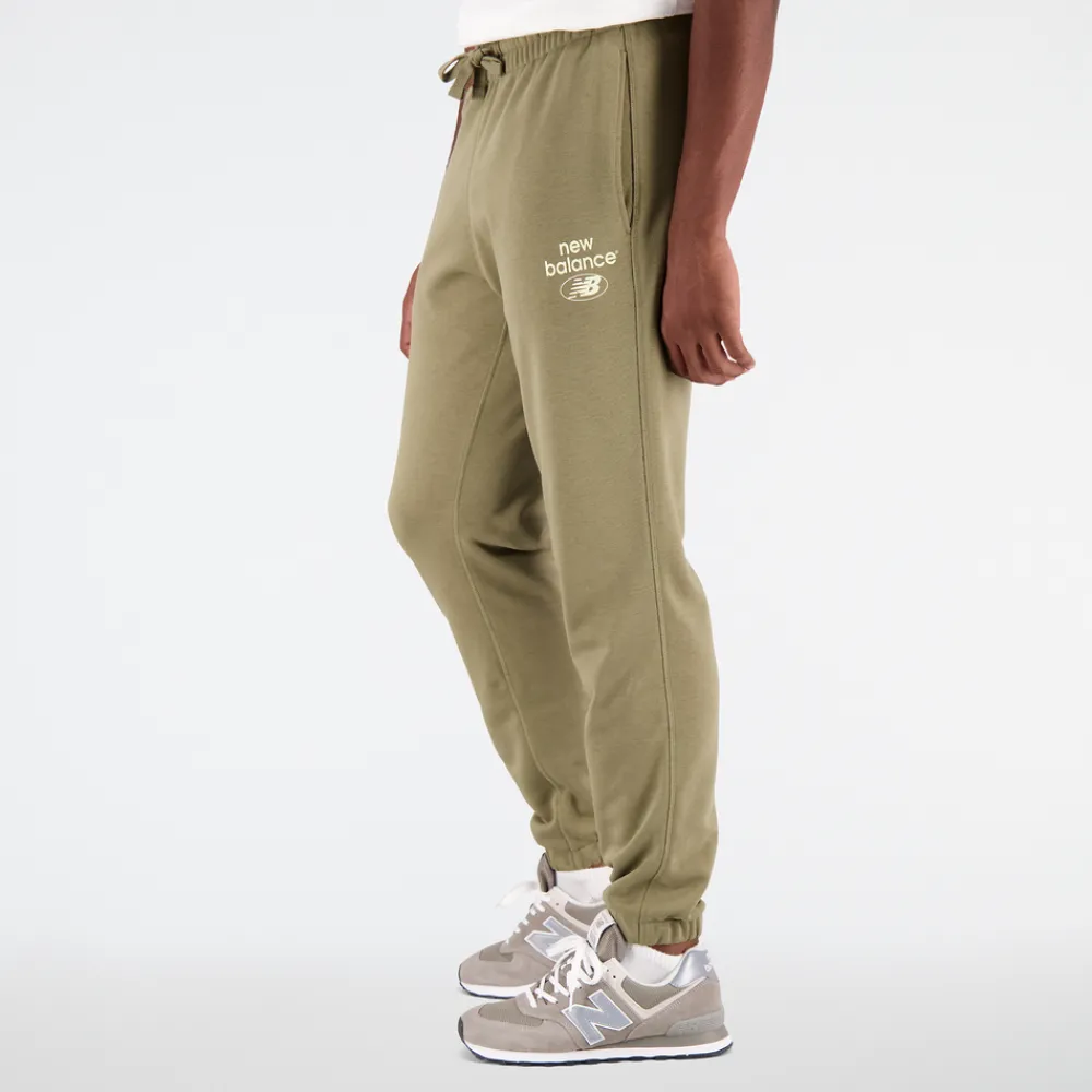 New Balance Spodnie męskie MP31515CGN – zielone