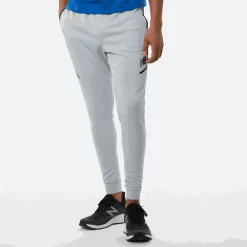 ODZIEZ BIEGOWA|BIEGANIE*New Balance ODZIEZ BIEGOWA|BIEGANIE Spodnie męskie MP23091LAN – szare