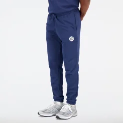 ODZIEZ BIEGOWA*New Balance ODZIEZ BIEGOWA Spodnie męskie MP23580NNY – granatowe